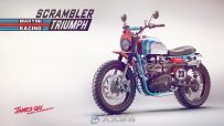 TRIUMPH T100 SCRAMBLER-凯旋T100改装复古攀爬者风格