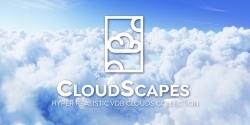 Cloudscapes超真实VDB云彩库系列Blender模型