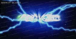 闪电效果破碎粒子logo动画演绎AE模板