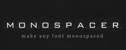 Monospacer字体大小位置自适应AE插件V1.0版
