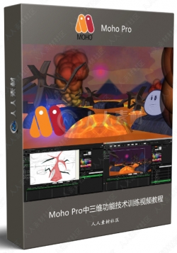 Moho Pro中三维功能技术训练视频教程