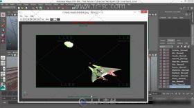 Maya动画动态仿真空间场景特效技术视频教程